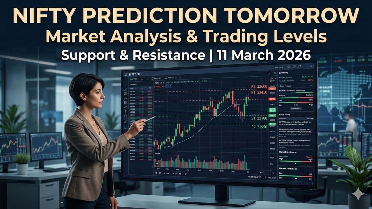 Nifty Prediction Tomorrow (11 March 2026): Support & Resistance, Market Analysis and Trading Outlook image