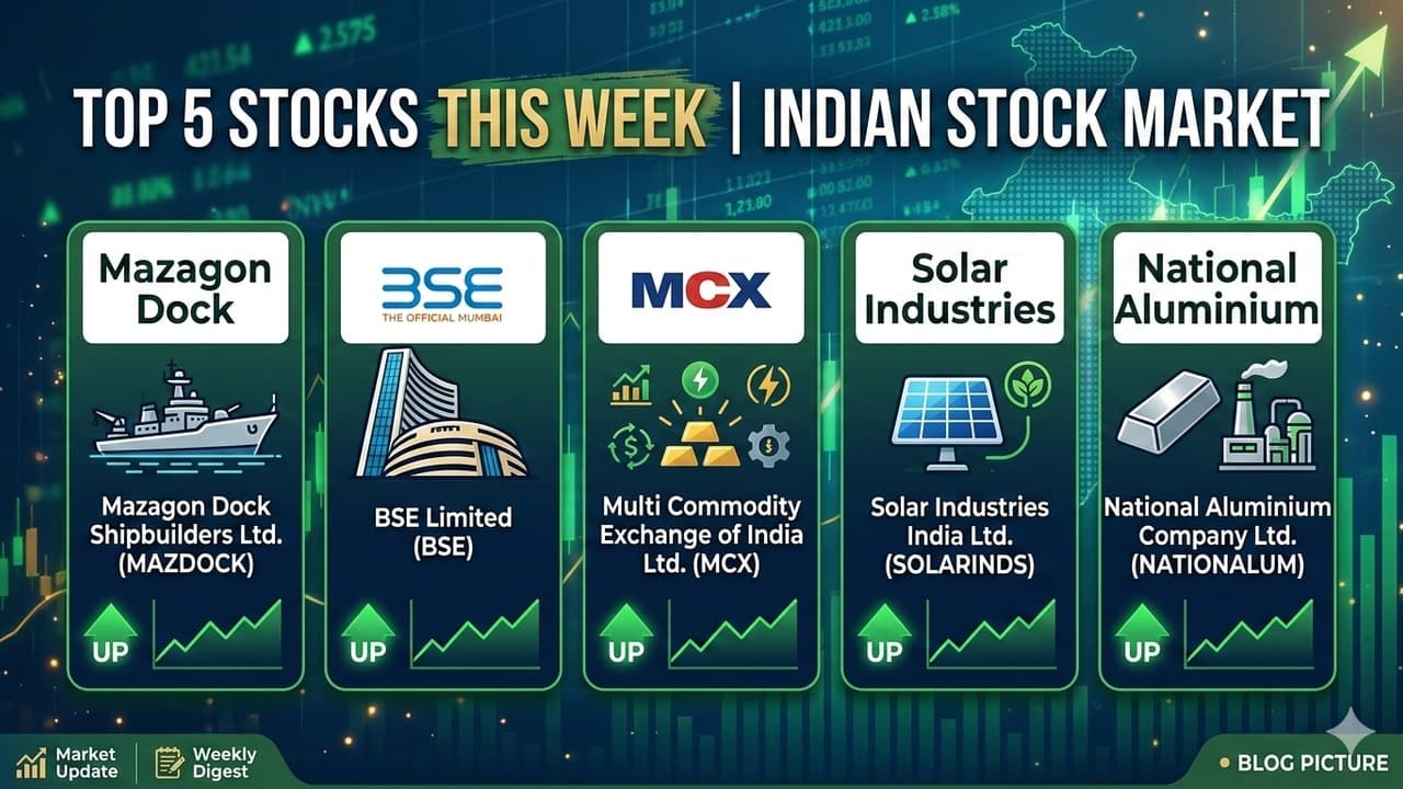 Top 5 Stocks That Outperformed This Week in the Indian Stock Market – March 2026 image